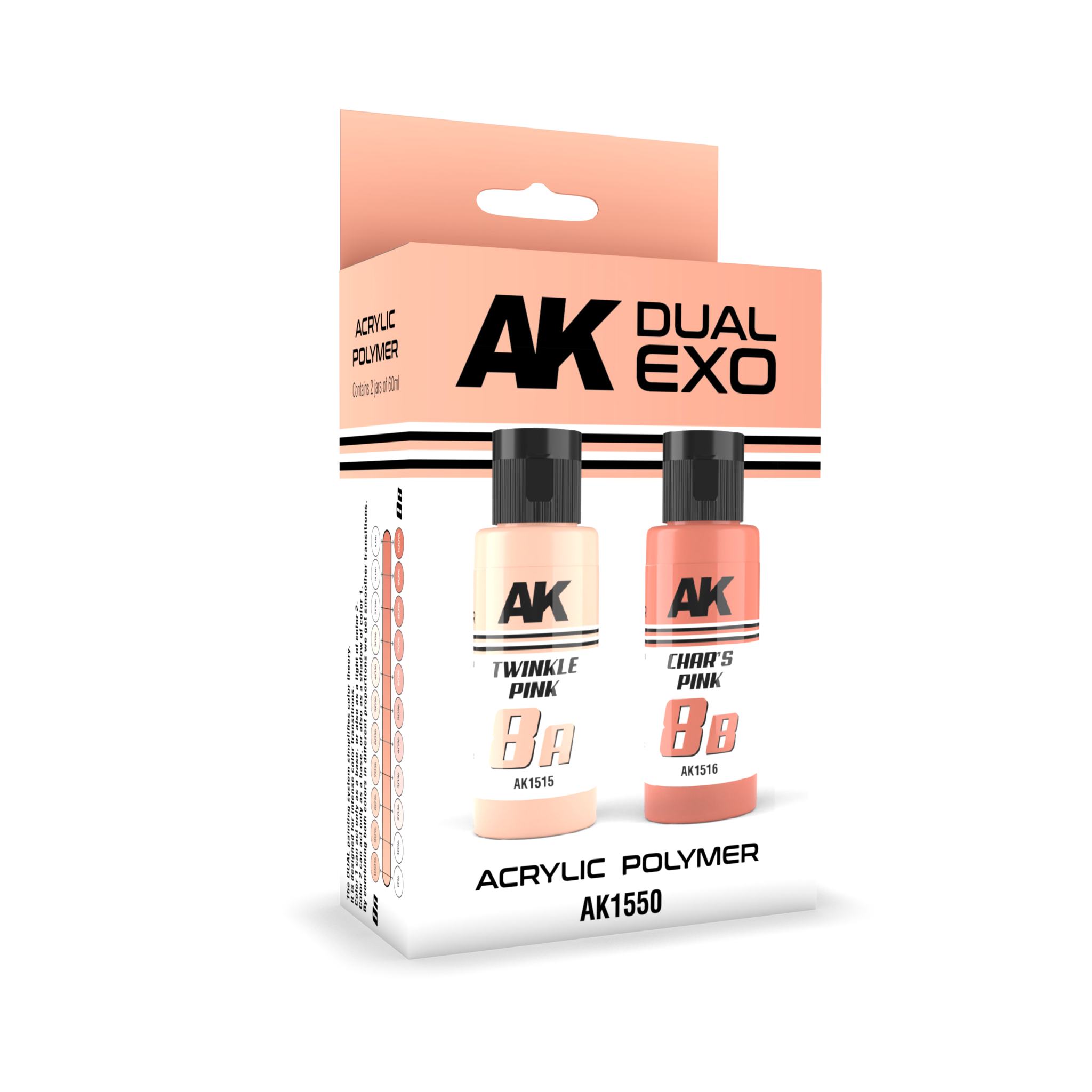 AK-Interactive Twinkle Pink & Char’S Pink Dual Exo Set - 2 x 60ml - AK-Interactive - AK-1550