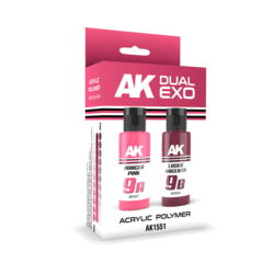 Ranger Pink & Laser Magenta Dual Exo Set - 2 x 60ml - AK-Interactive - AK-1551