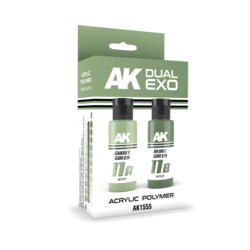 Ghost Green & Rebel Green Dual Exo Set - 2 x 60ml - AK-Interactive - AK-1555