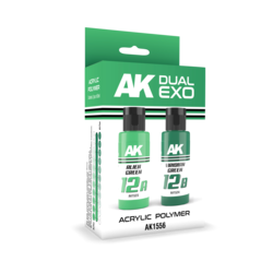 Alien Green & Viridian Green Dual Exo Set - 2 x 60ml - AK-Interactive - AK-1556