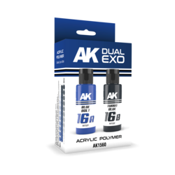 Blue Bolt & Turbo Blue Dual Exo Set - 2 x 60ml - AK-Interactive - AK-1560