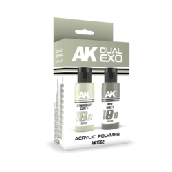 Starship Grey & Ncc Grey Dual Exo Set - 2 x 60ml - AK-Interactive - AK-1562