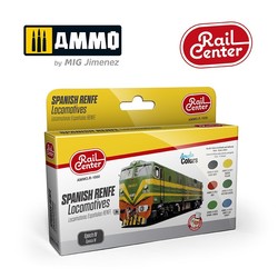 Spanish Renfe Locomotives Epoch Iv - Ammo By Mig Jimenez - Ammo.R-1000