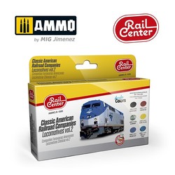 Classic American Railroad Companies – Locomotives Vol.2 - Ammo By Mig Jimenez - Ammo.R-1008