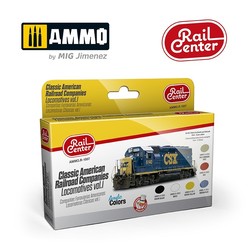 Classic American Railroad Companies – Locomotives Vol.1 - Ammo By Mig Jimenez - Ammo.R-1007