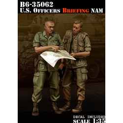 U.S. Officers Briefing NAM - Scale 1/35 - Bravo 6 - B6-35062