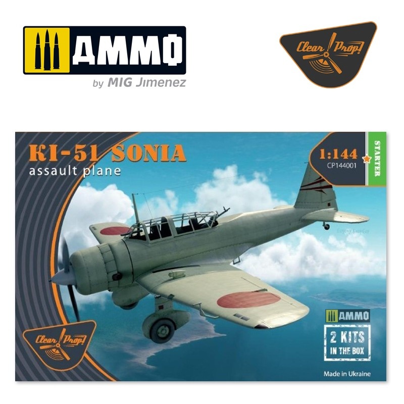 Clear Prop Ki-51 Sonia (2 in box) - Scale 1/144 - Clear Prop! - CP144001