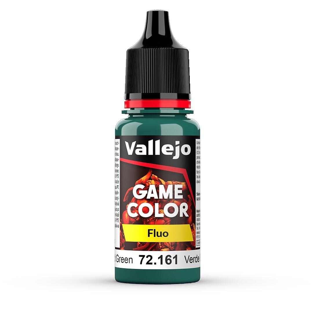 Vallejo Game Color - Fluorescent Cold Green - 18ml - Vallejo - VAL-72161