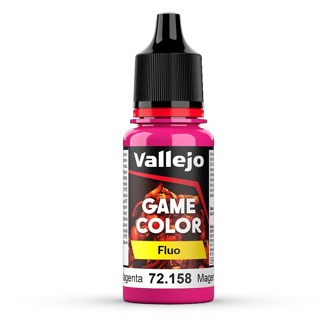 Vallejo Game Color - Fluorescent Magenta - 18ml - Vallejo - VAL-72158