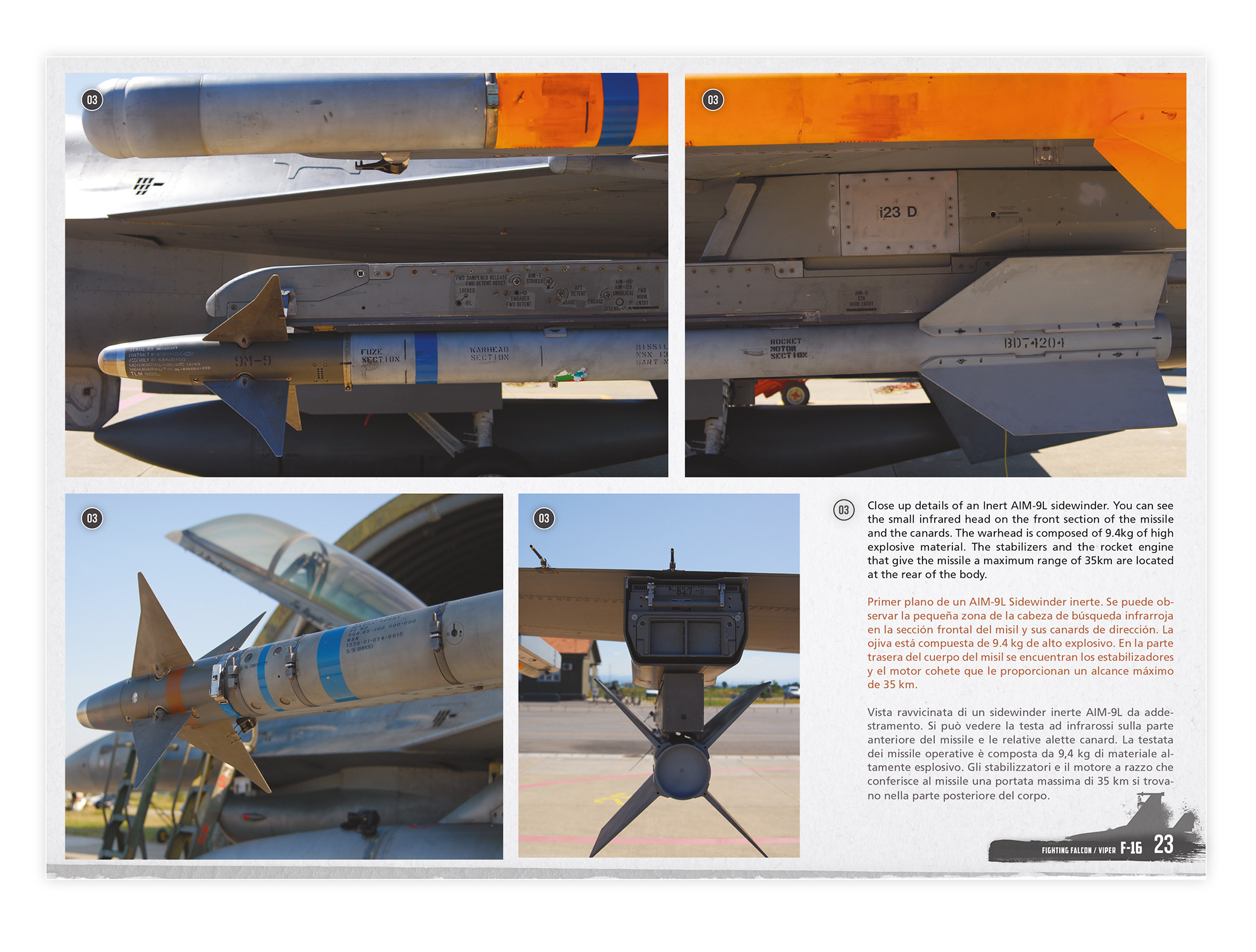 Ammo by Mig Jimenez F-16 Fighting Falcon / Viper – Visual Modelers Guide English, Spanish, Italien - Ammo by Mig Jimenez - A.MIG-6029