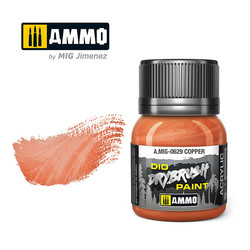 Drybrush copper - 40ml - Ammo by Mig Jimenez - A.MIG-0629