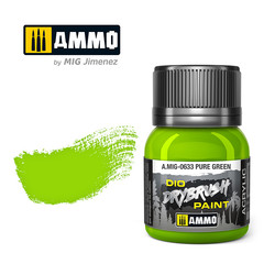 Drybrush Pure Green - 40ml - Ammo by Mig Jimenez - A.MIG-0633