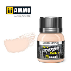 Drybrush Ligth Flesh - 40ml - Ammo by Mig Jimenez - A.MIG-0636