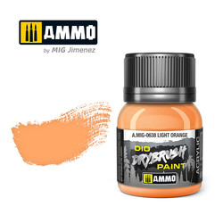 Drybrush Light Orange - 40ml - Ammo by Mig Jimenez - A.MIG-0638