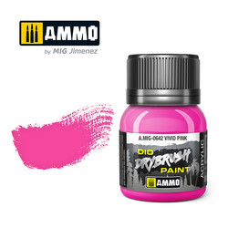 Drybrush Vivid Pink - 40ml - Ammo by Mig Jimenez - A.MIG-0642