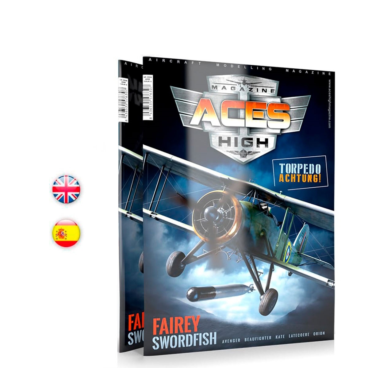 Aces High Aces High 17 Torpedo Achtung !! - English - AK-Interactive - AK-2935