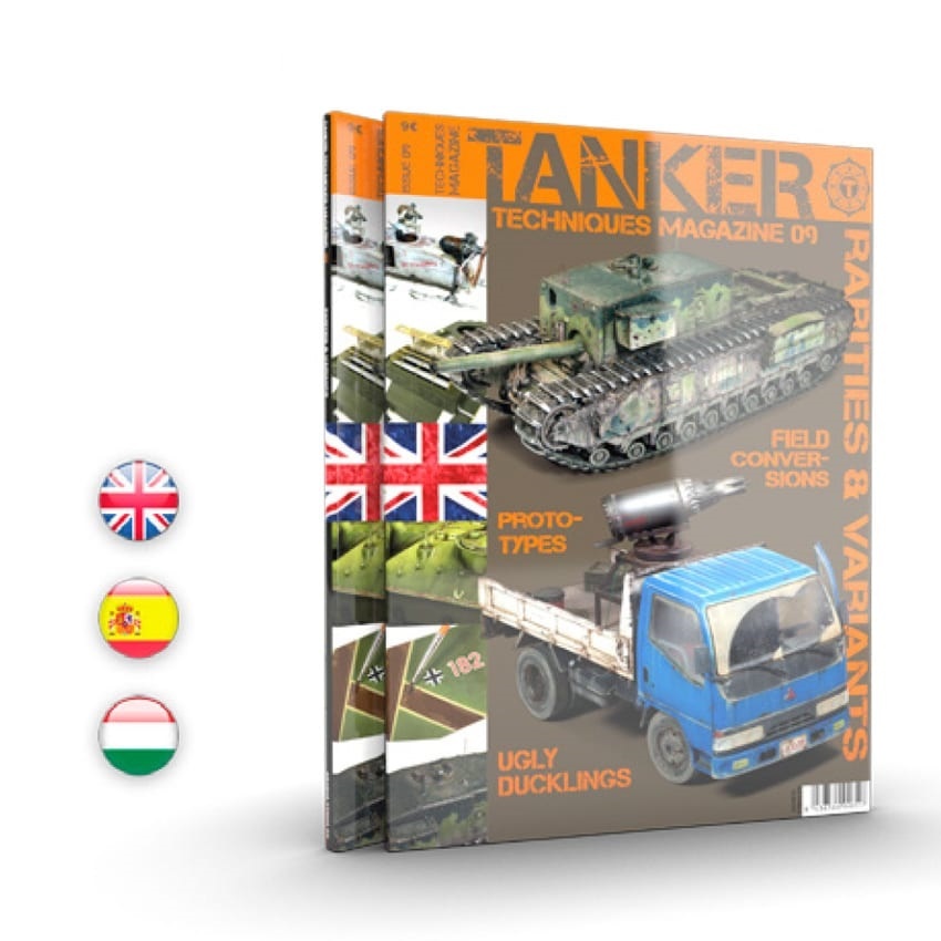 Tanker Magazine Tanker 09 "Rarities & Variants" - English - AK-Interactive - AK-4835