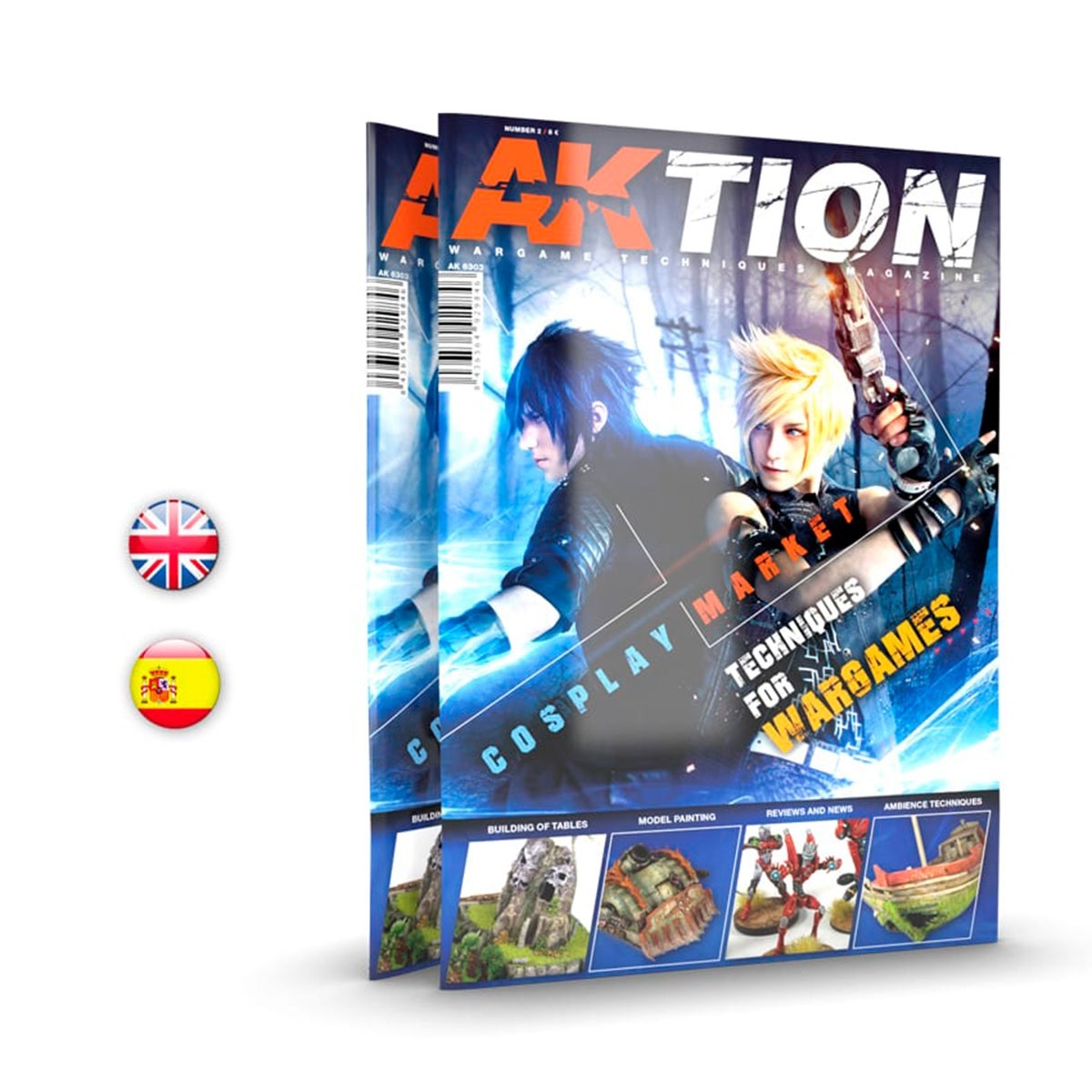 AK-Interactive Aktion Wargame Magazine - Issue 2. English - AK-Interactive - AK-6303
