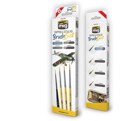 AK Interactive 9088 Silicone Brushes- Hard Tip, Medium, 5 Pack