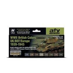 Model Air - WWII British Colors Uk/Bef/Europe 1939-1 - Vallejo - VAL-71614