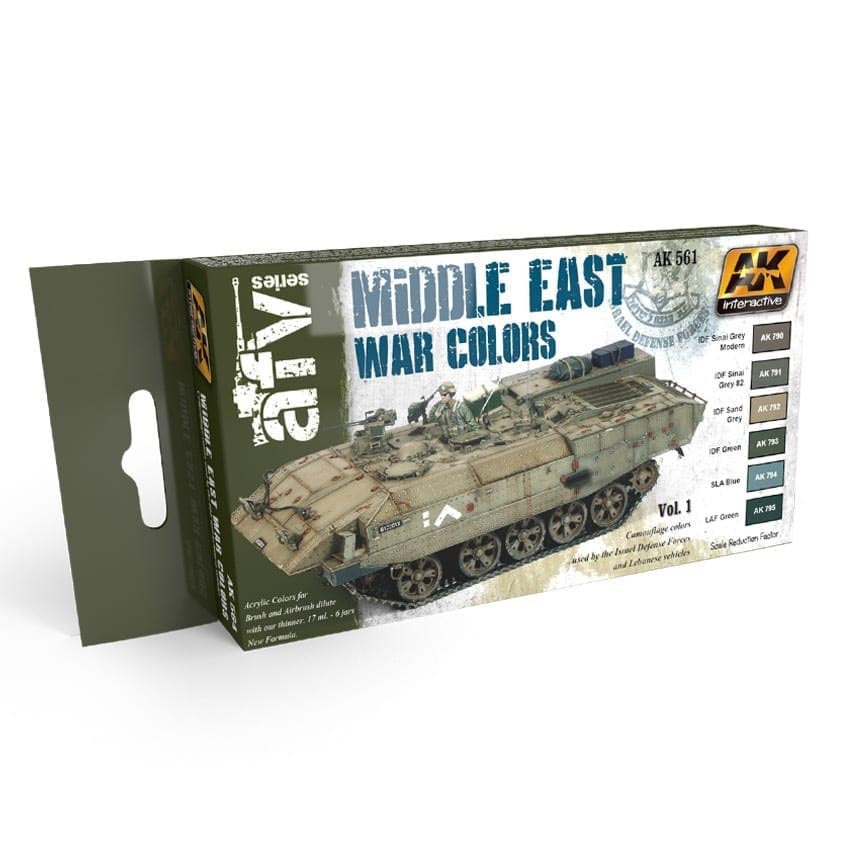 AK-Interactive Middle East War Vol.1 Colors Set - AK-Interactive - AK-564