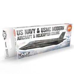 US Navy & USMC Modern Aircraft & Helicopter Set - AK-Interactive - AK-11744