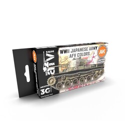 WWII Japanese Army AFV Colors SET 3G - AK-Interactive - AK-11774