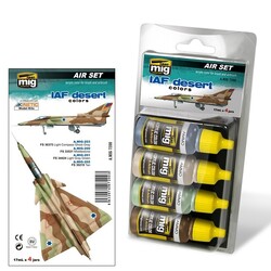 Aircraft Paint Sets - IAF Desert Colors - A.MIG-7200