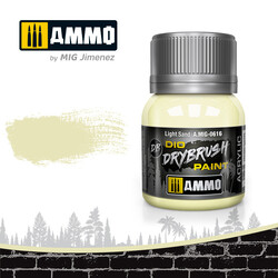 Drybrush Light Sand - 40ml - Ammo by Mig Jimenez - A.MIG-0616