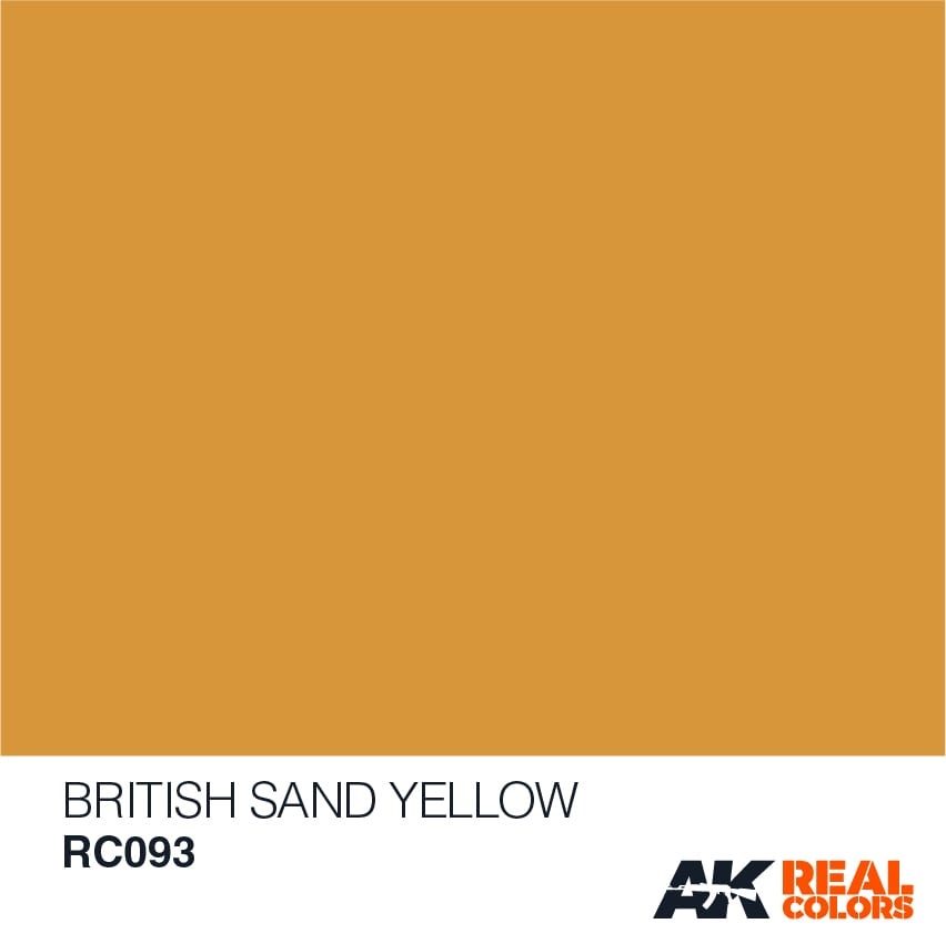 AK-Interactive Real Colors - British Sand Yellow - 10ml - RC093