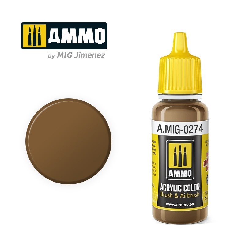 Ammo by Mig Jimenez Marrone Mimetico 1 Fs 30118 - 17ml - Ammo by Mig Jimenez - A.MIG-0274