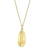 MARY K Brushed Gold Leaf Necklace