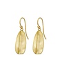 MARY K Brushed Gold Leaf Earrings