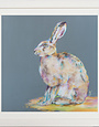 LORRAINE FLETCHER ART STUDIO Framed Print - "Hare Today"