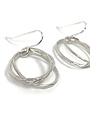 LYNSEY DE BURCA Doorus Drop Earrings - Silver