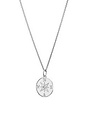 MARY K Silver Compass Necklace