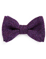 ORWELL AND BROWNE Donegal Tweed Bow Tie - Royal Purple