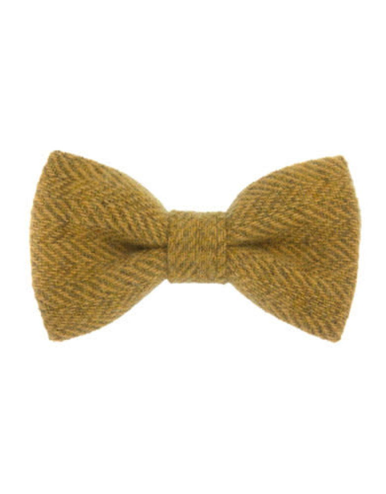 ORWELL AND BROWNE Donegal Tweed Bow Tie - Amber