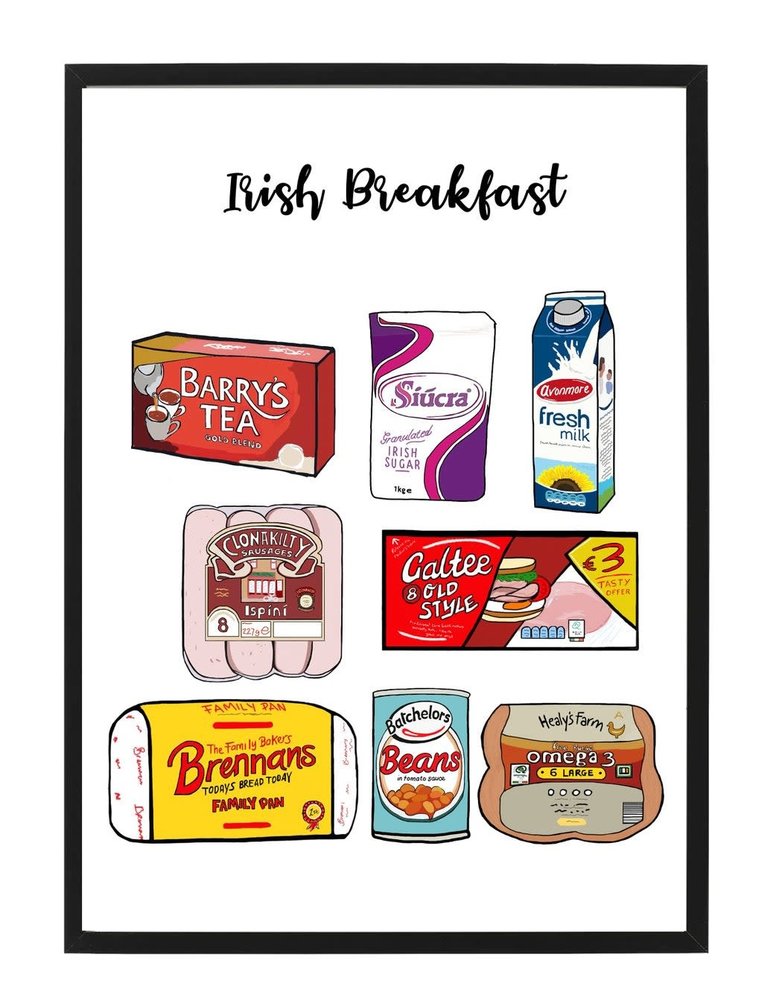 FINGERDOODLES A4 Print - Irish Breakfast