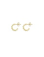 MARY K Gold Mini Dots Hoop Earrings