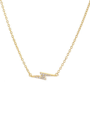 MARY K Gold Pave Flash Necklace