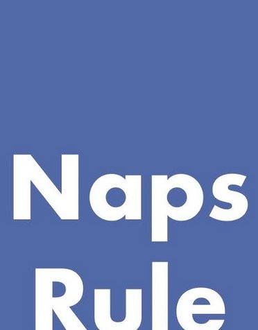 MY SHOP COLLECTION A4 Print Naps Rule - Navy