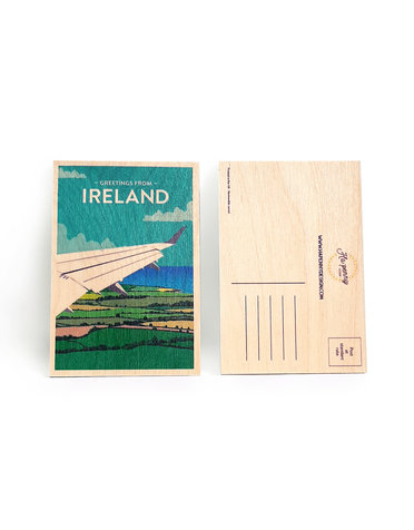 HAPENNY DESIGN Wooden Postcard - Ireland