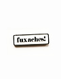 FINTAN WALL DESIGN Enamel Badge - Fuxaches!