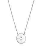 MARY K Silver Cutout Compass Necklace