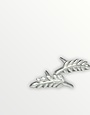 MARY K Silver Leaf Stud Earrings