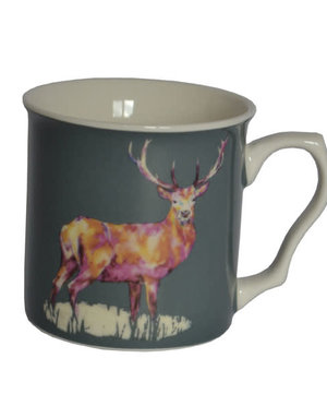 LORRAINE FLETCHER ART STUDIO Mug - Midnight Watch Stag