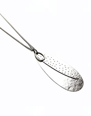 BERINA KELLY JEWELLERY Shore Oblong Leaf Necklace