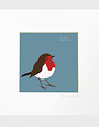 BEX SHELFORD Mounted Print - Robin