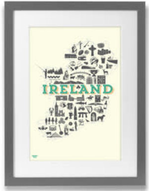 CLOVER RUA A4 Print Ireland Icons